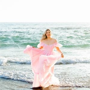 Beautiful light pink selkie dress